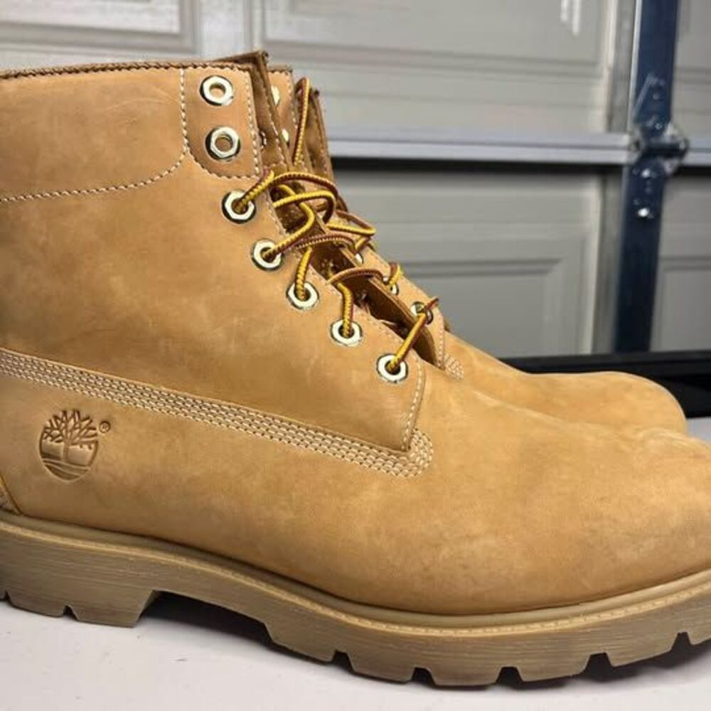 Timberland 6-Inch Premium Waterproof Boots Wheat Nubuck men 10